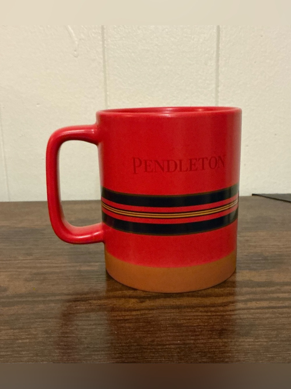 Vintage Pendleton Woolen Mills Stoneware Coffee Mug with Classic Design